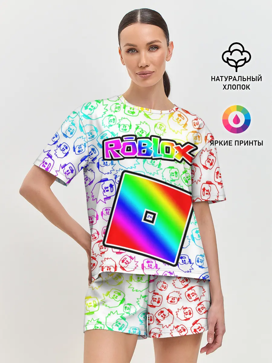 Женская пижама с шортами / ROBLOX