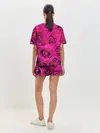 Женская пижама с шортами / Розы