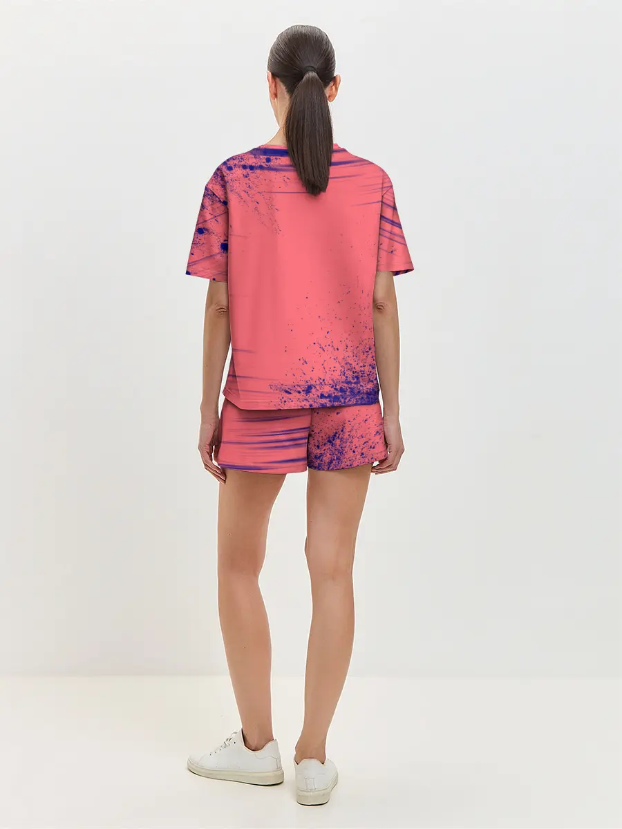 Женская пижама с шортами / AMONG US - С КОТИКОМ