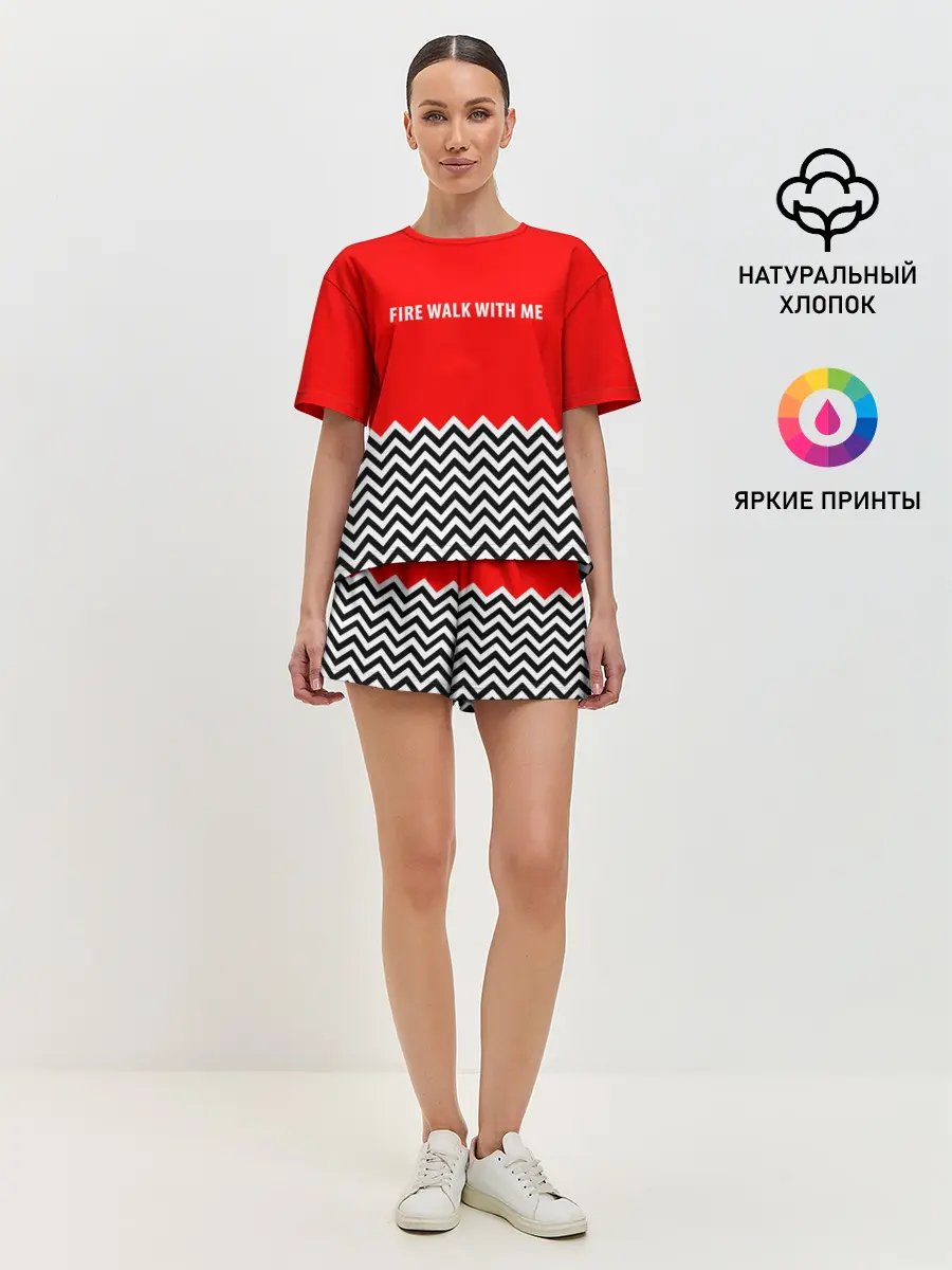 Женская пижама с шортами / Twin Peaks