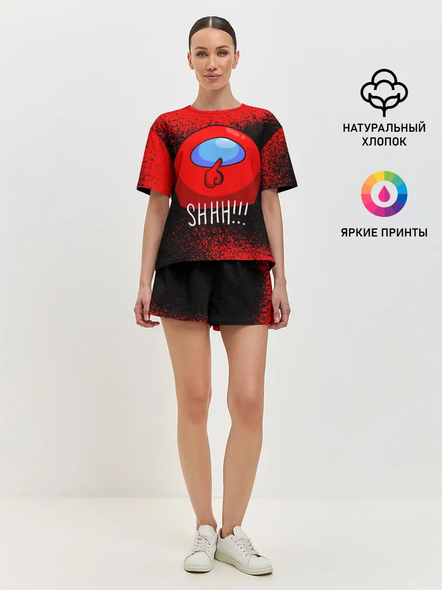 Женская пижама с шортами / AMONG US