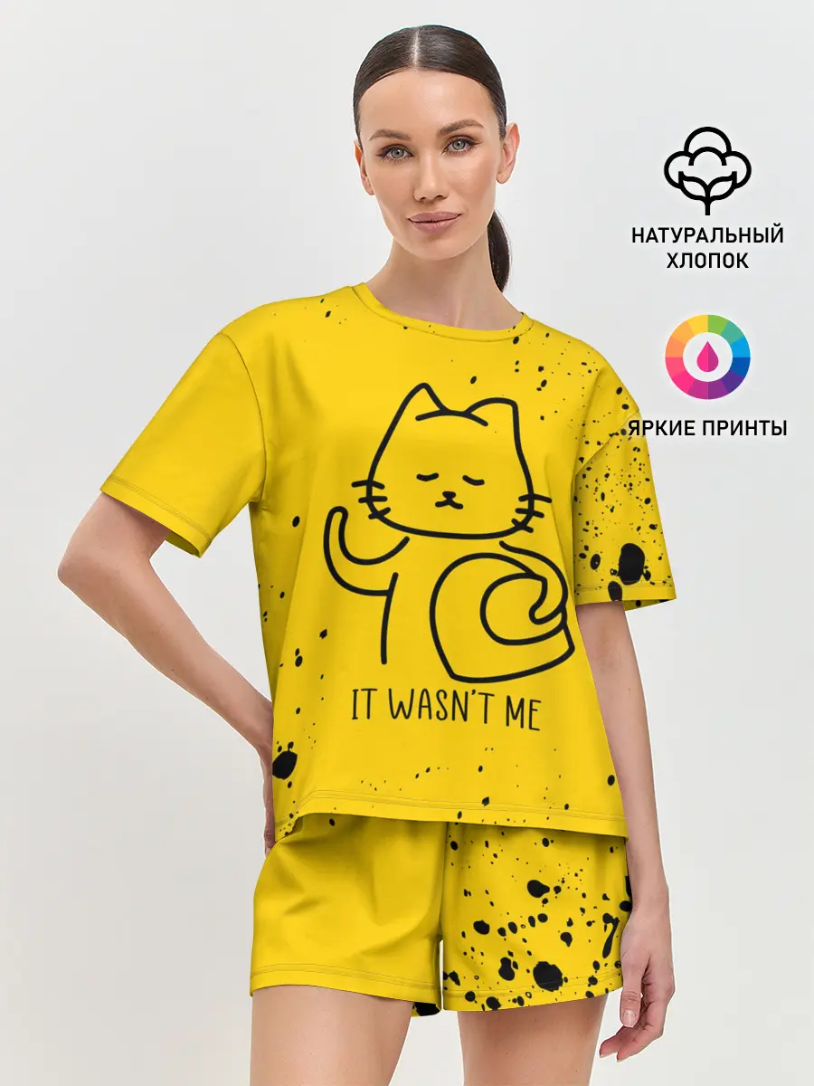 Женская пижама с шортами / AMONG US - КОТИК