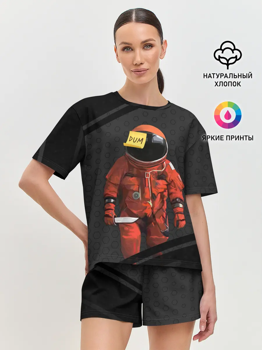 Женская пижама с шортами / AMONG US - Реалистичный