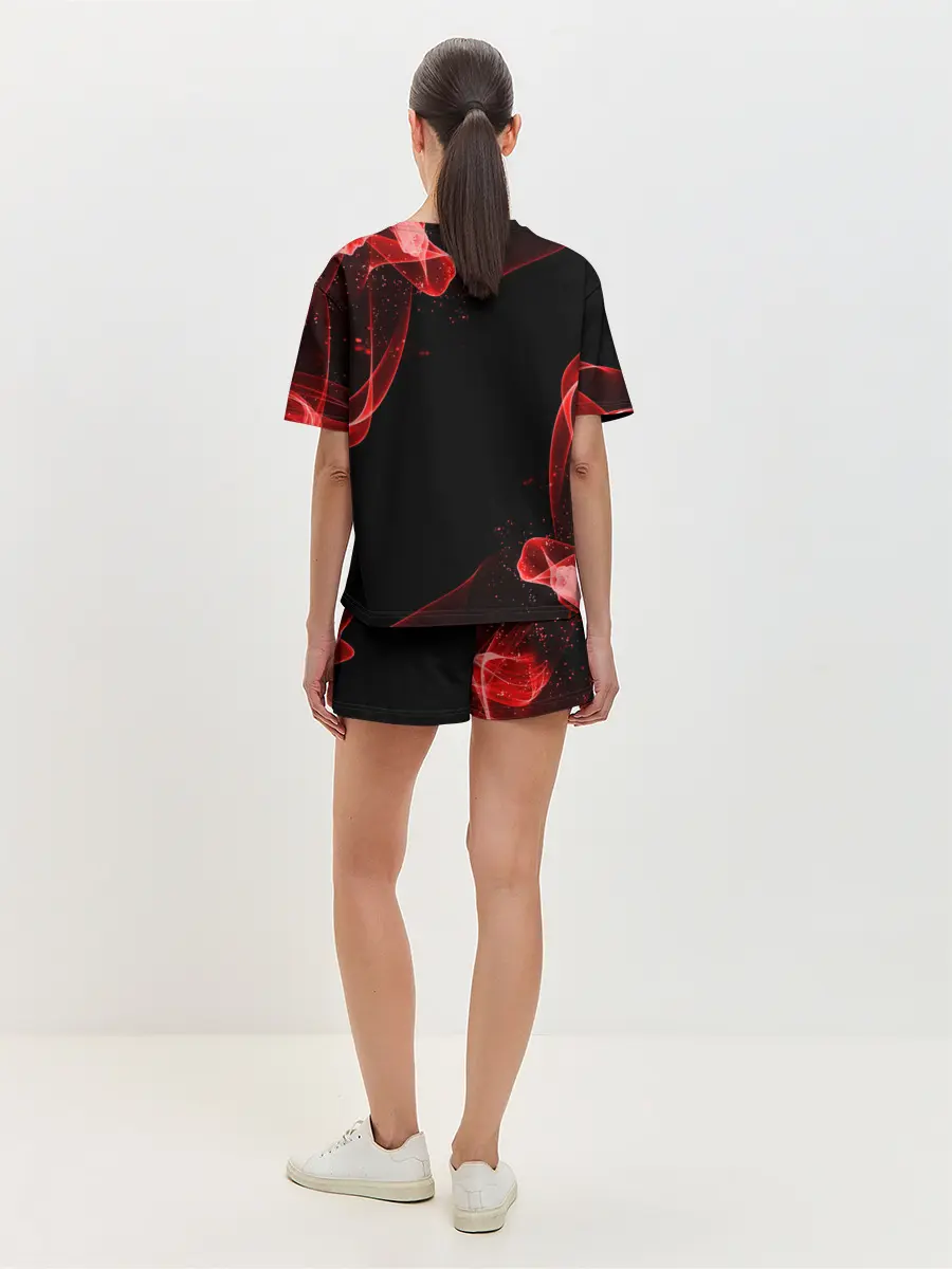 Женская пижама с шортами / AMONG US - КРАСНЫЙ