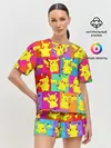 Женская пижама с шортами / ПИКАЧУ