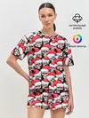 Женская пижама с шортами / Деды морозы
