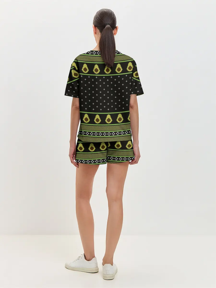 Женская пижама с шортами / Avo christmas