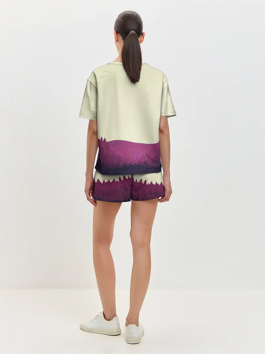 Женская пижама с шортами / Armored bear