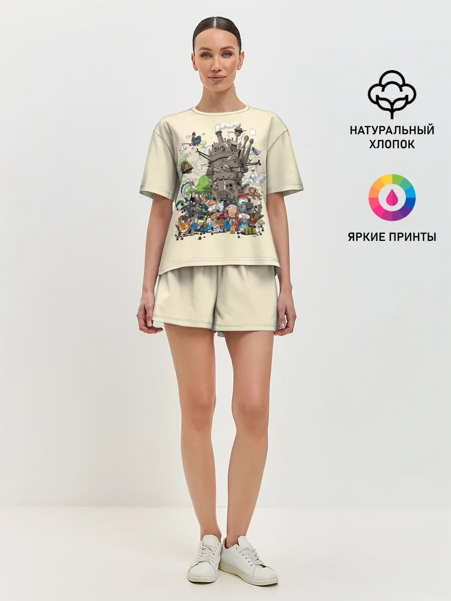 Женская пижама с шортами / Мир Миядзаки