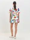 Женская пижама с шортами / Яркие краски