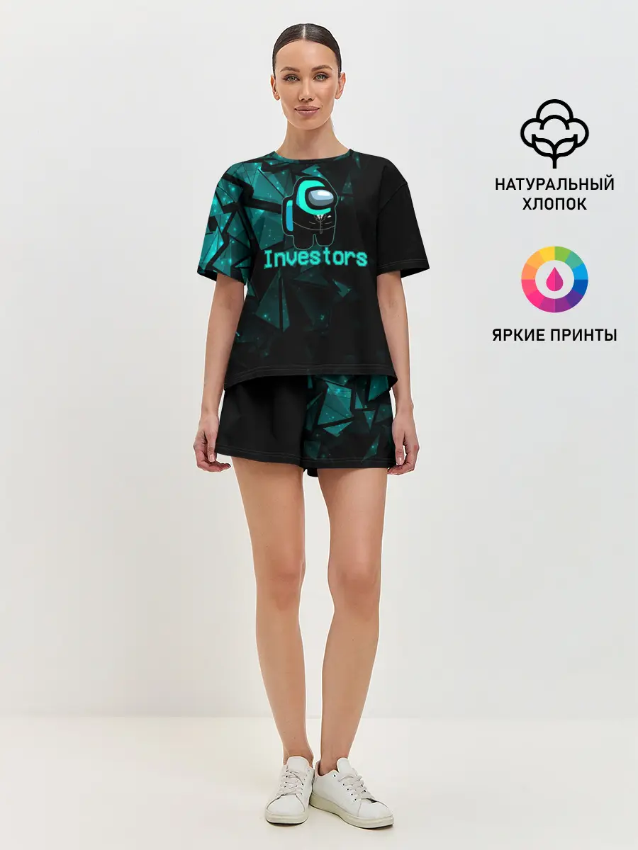 Женская пижама с шортами / Among Us Investors