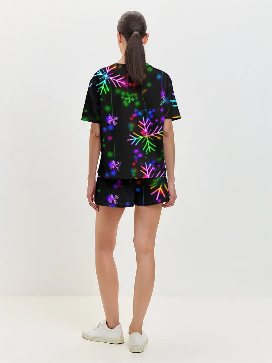 Женская пижама с шортами / Among Us New Year