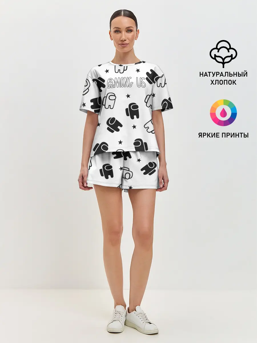 Женская пижама с шортами / AMONG US