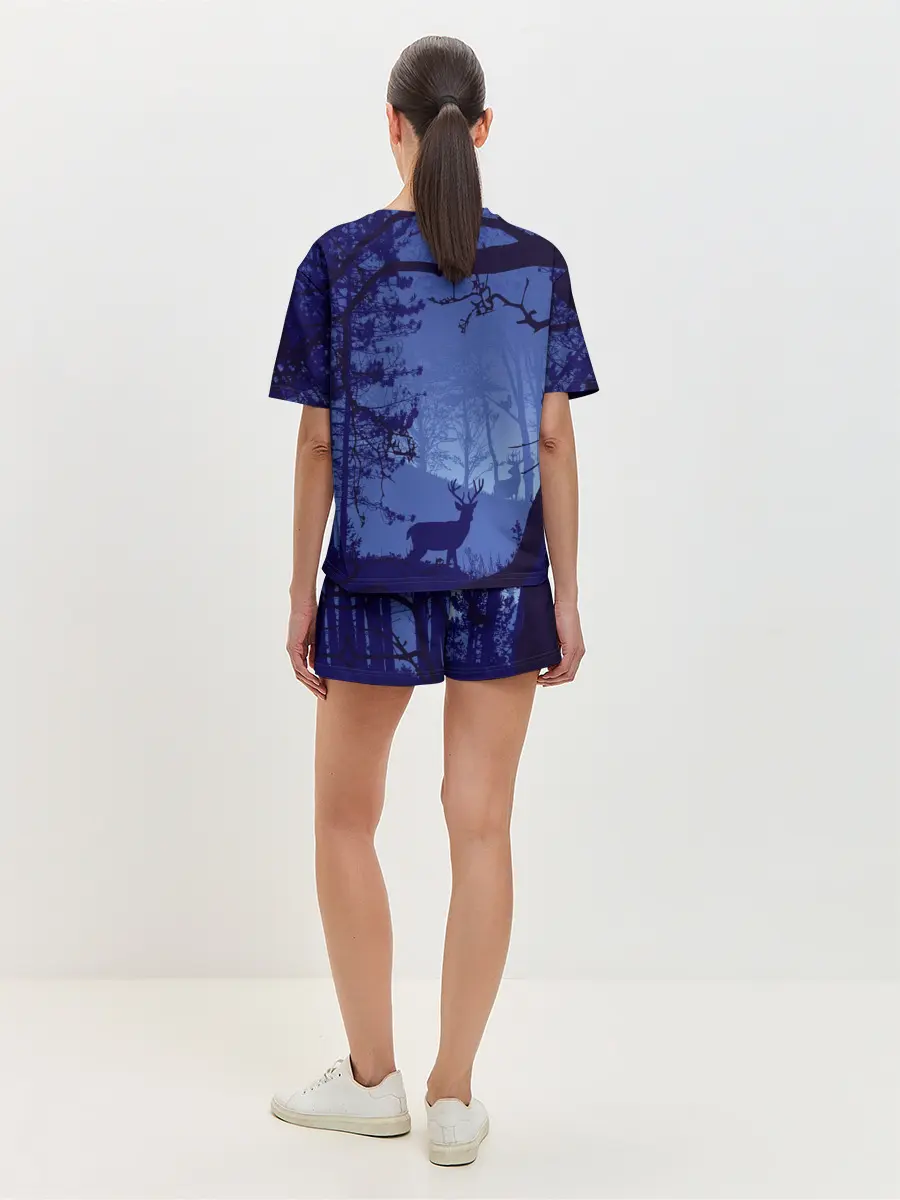 Женская пижама с шортами / ЛЕС