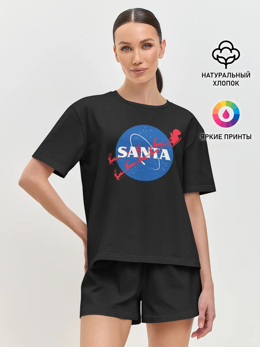 Женская пижама с шортами / Santa | Nasa