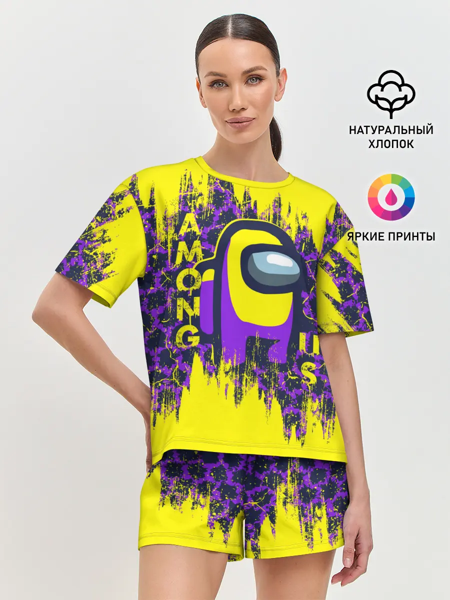 Женская пижама с шортами / AMONG US