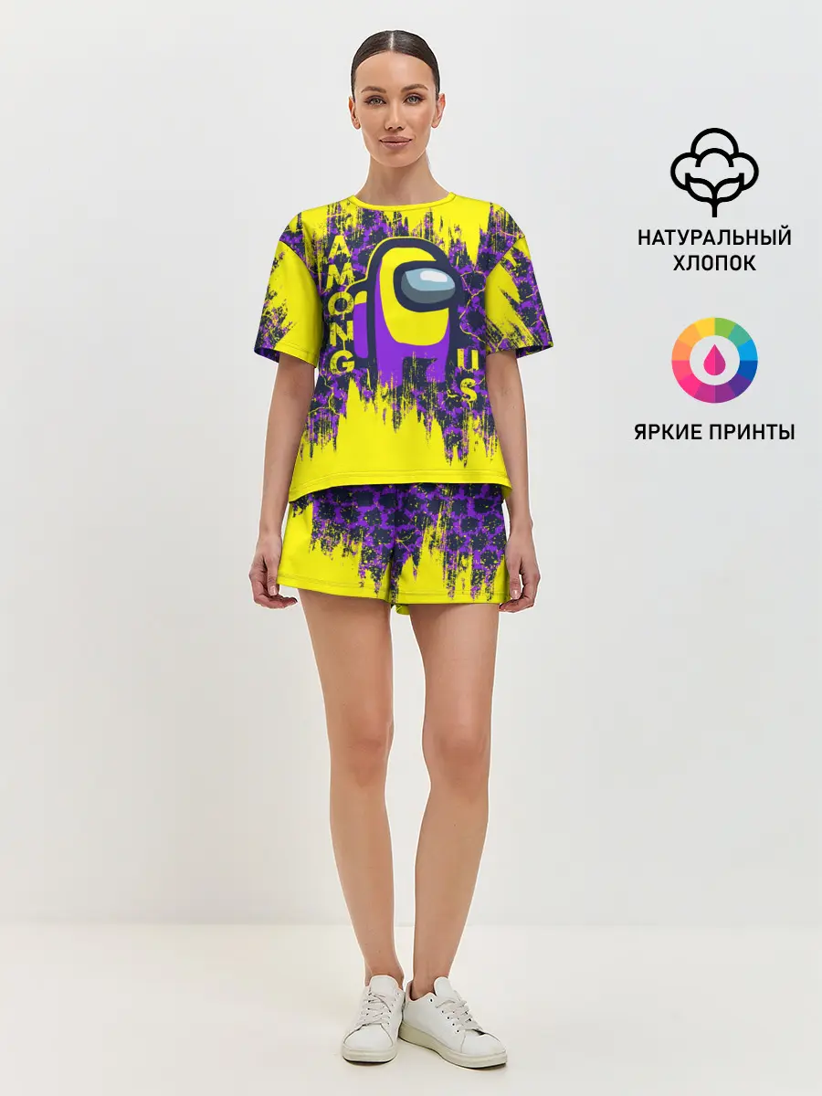 Женская пижама с шортами / AMONG US