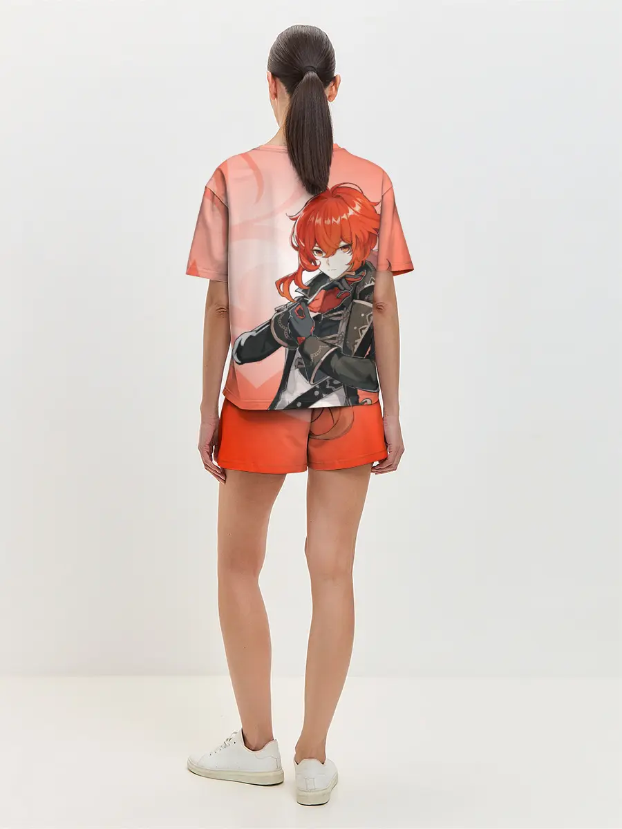 Женская пижама с шортами / GENSHIN IMPACT, ДИЛЮК