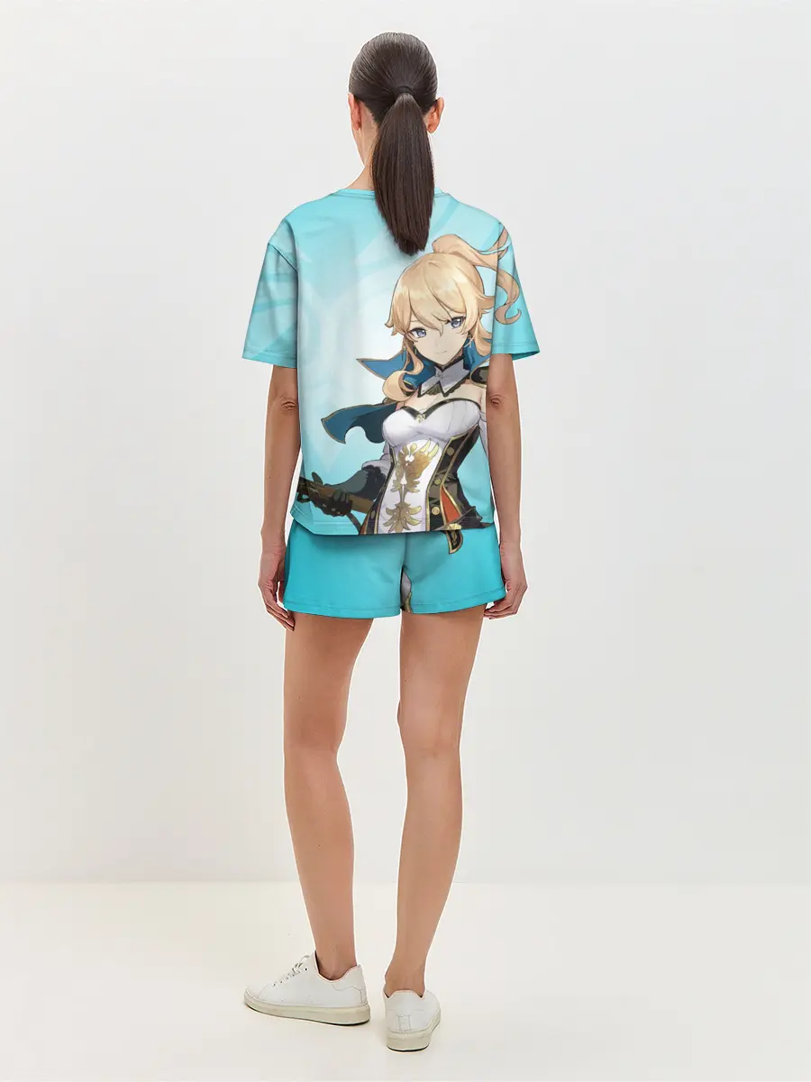 Женская пижама с шортами / GENSHIN IMPACT, ДЖИНН