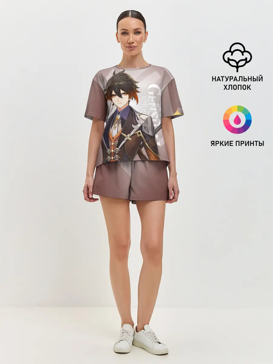 Женская пижама с шортами / GENSHIN IMPACT, ЧЖУН ЛИ