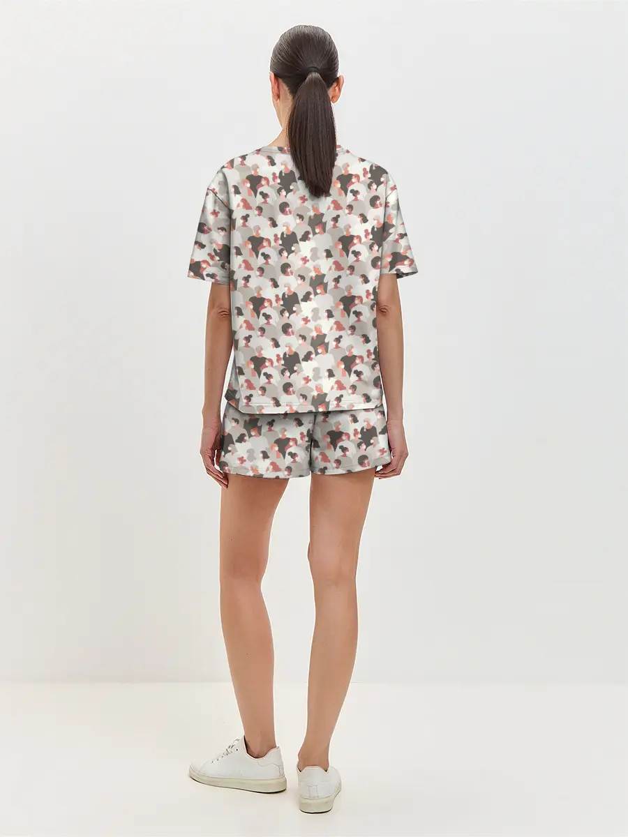 Женская пижама с шортами / КоронаВирус