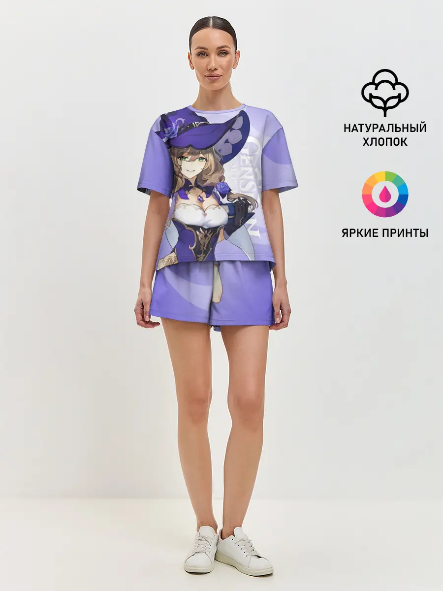 Женская пижама с шортами / GENSHIN IMPACT, ЛИЗА
