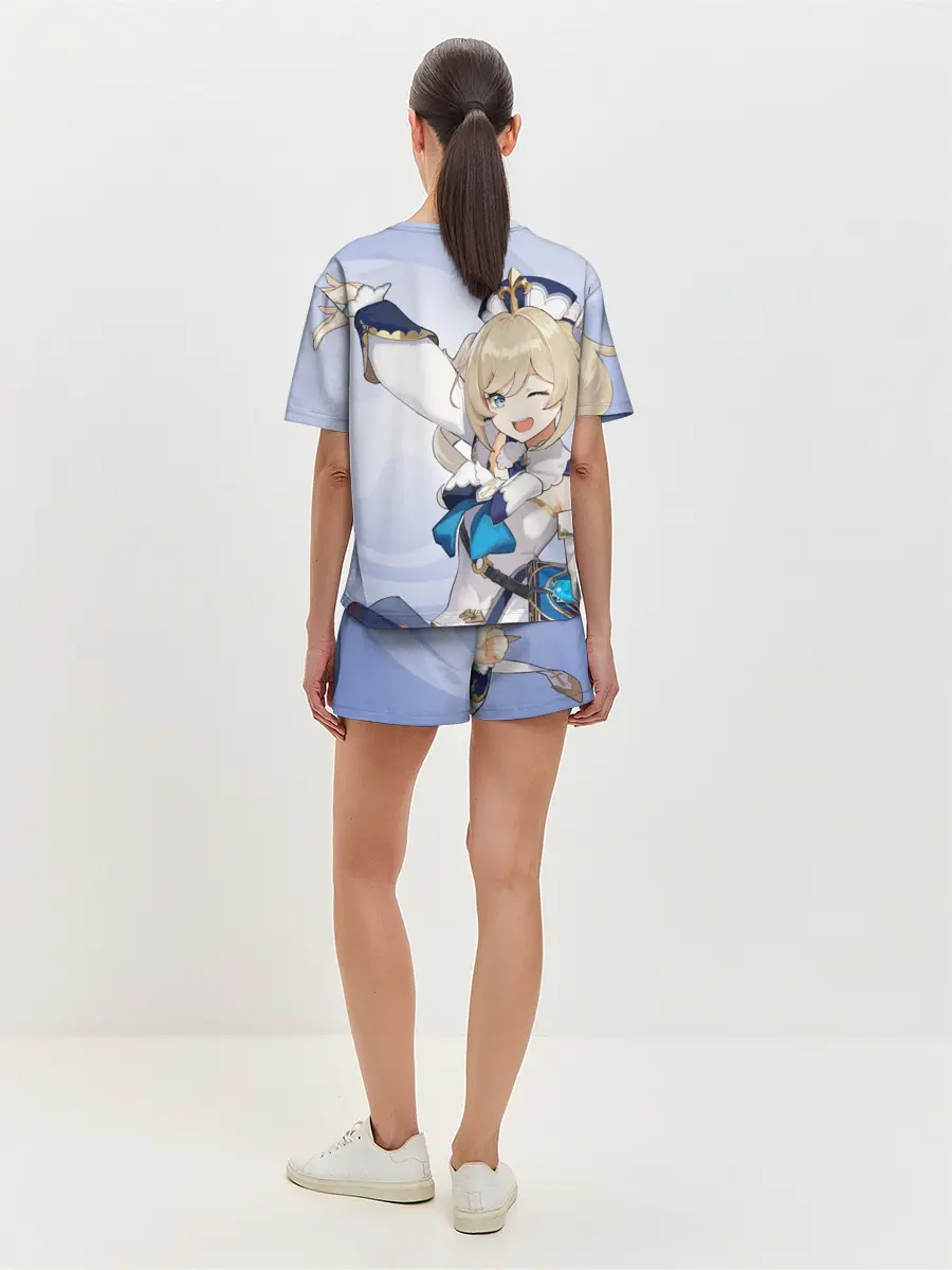 Женская пижама с шортами / GENSHIN IMPACT, БАРБАРА,