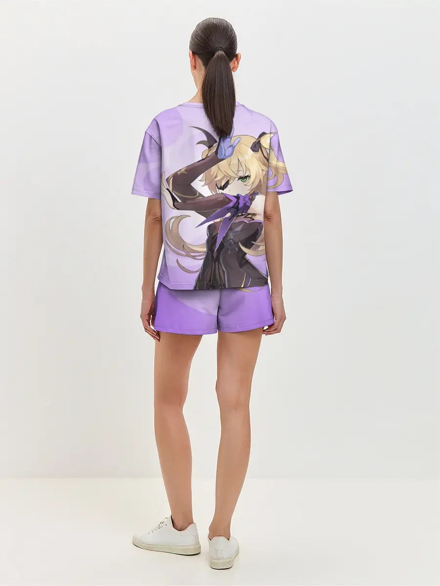 Женская пижама с шортами / GENSHIN IMPACT, ФИШЛЬ