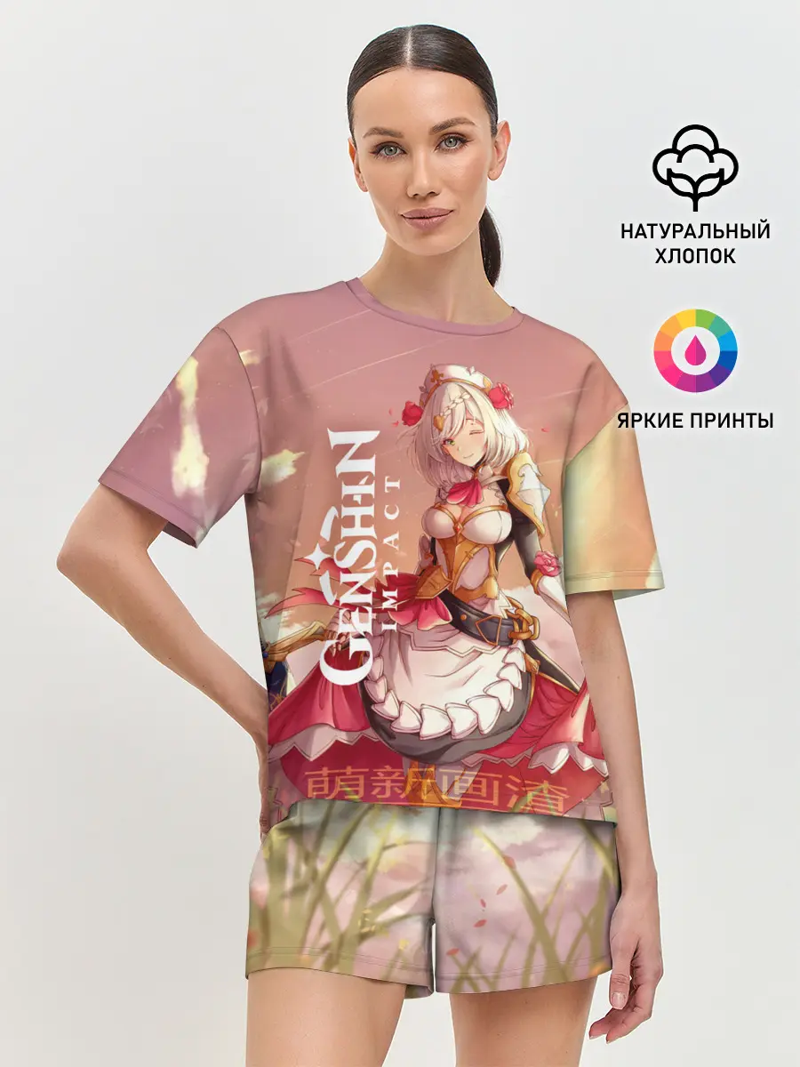 Женская пижама с шортами / GENSHIN IMPACT