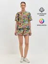Женская пижама с шортами / Граффити монстров