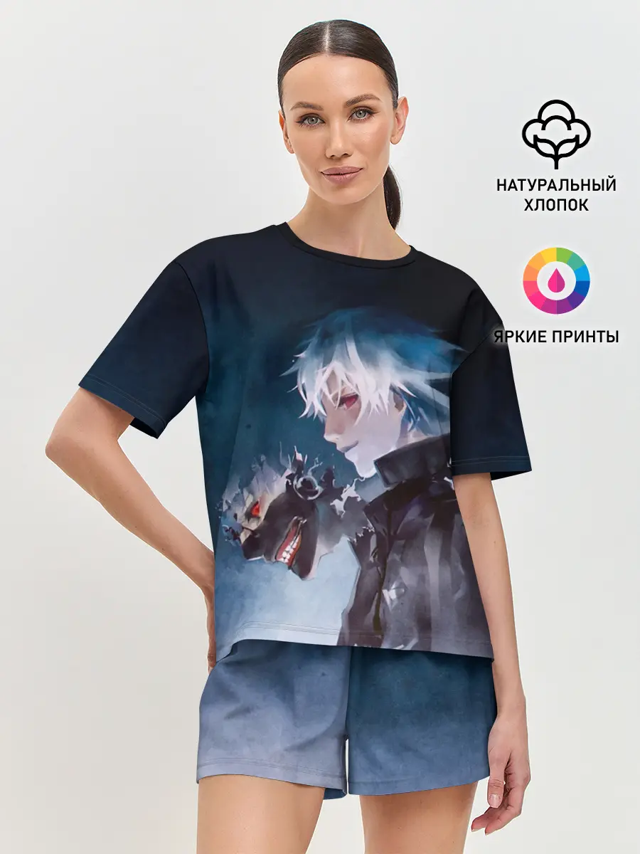 Женская пижама с шортами / Кен Канеки