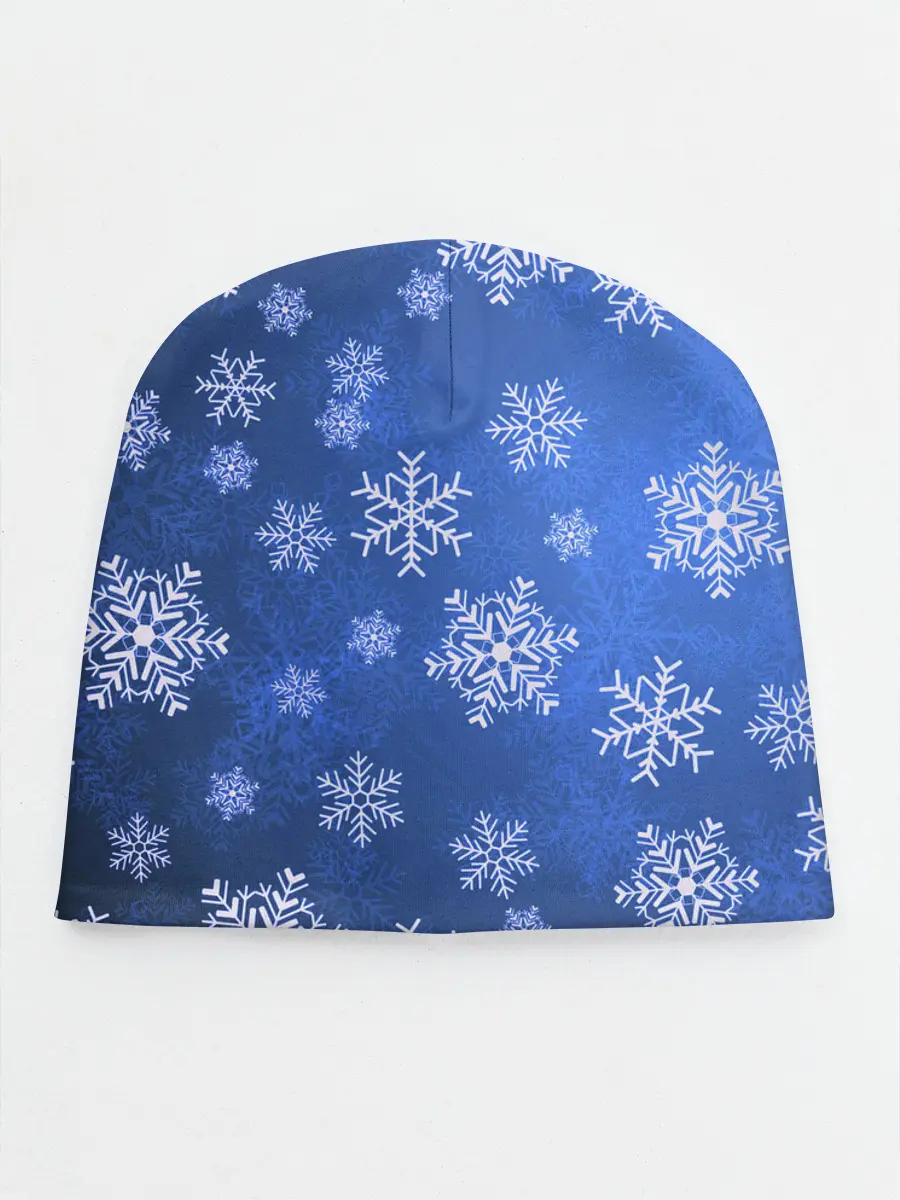 Детская шапка / Снежинки.