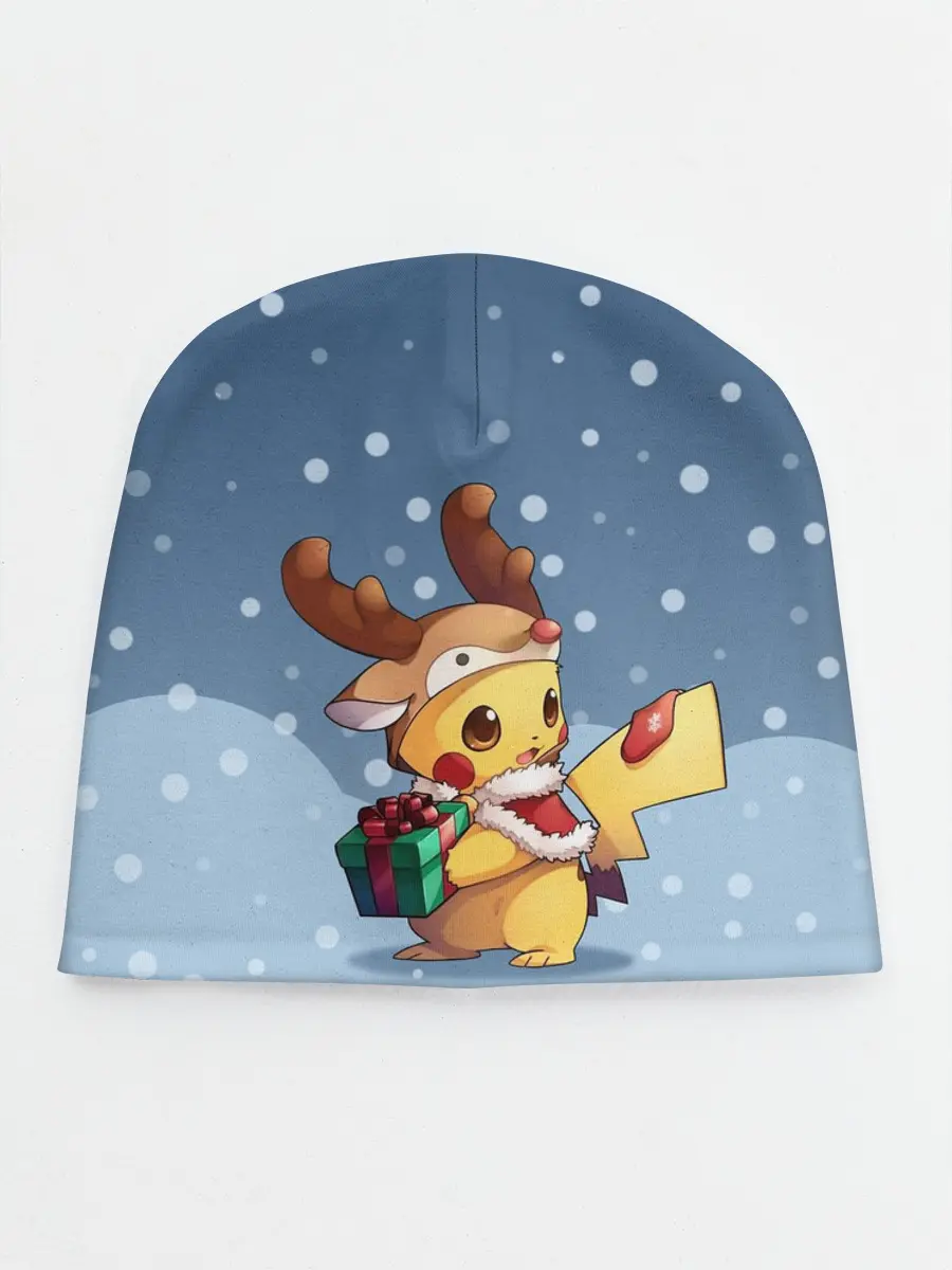 Детская шапка / Новогодний Пикачу