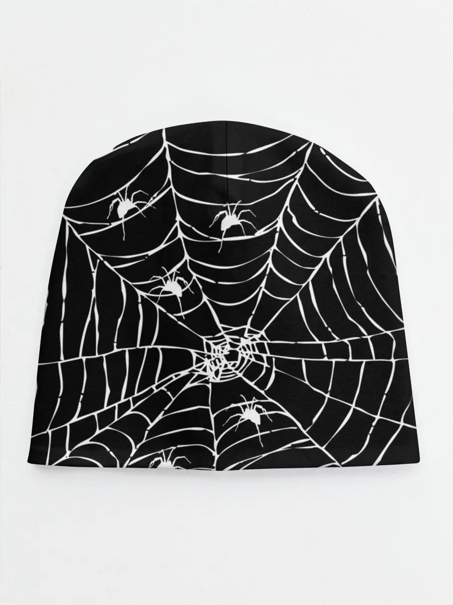 Детская шапка / Паутина с пауками