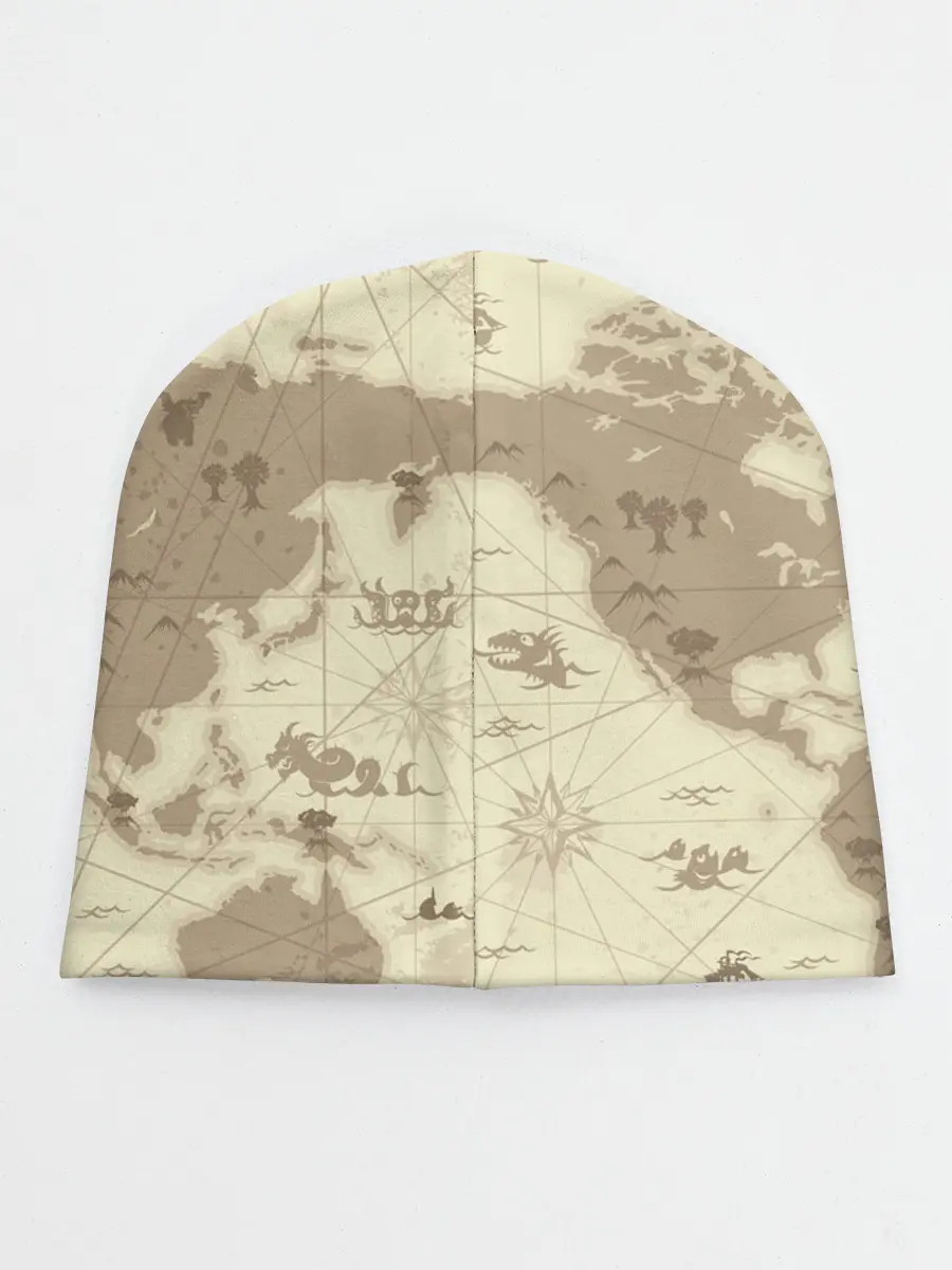 Детская шапка / Карта мира