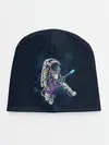 Детская шапка / Космонавт с гитарой