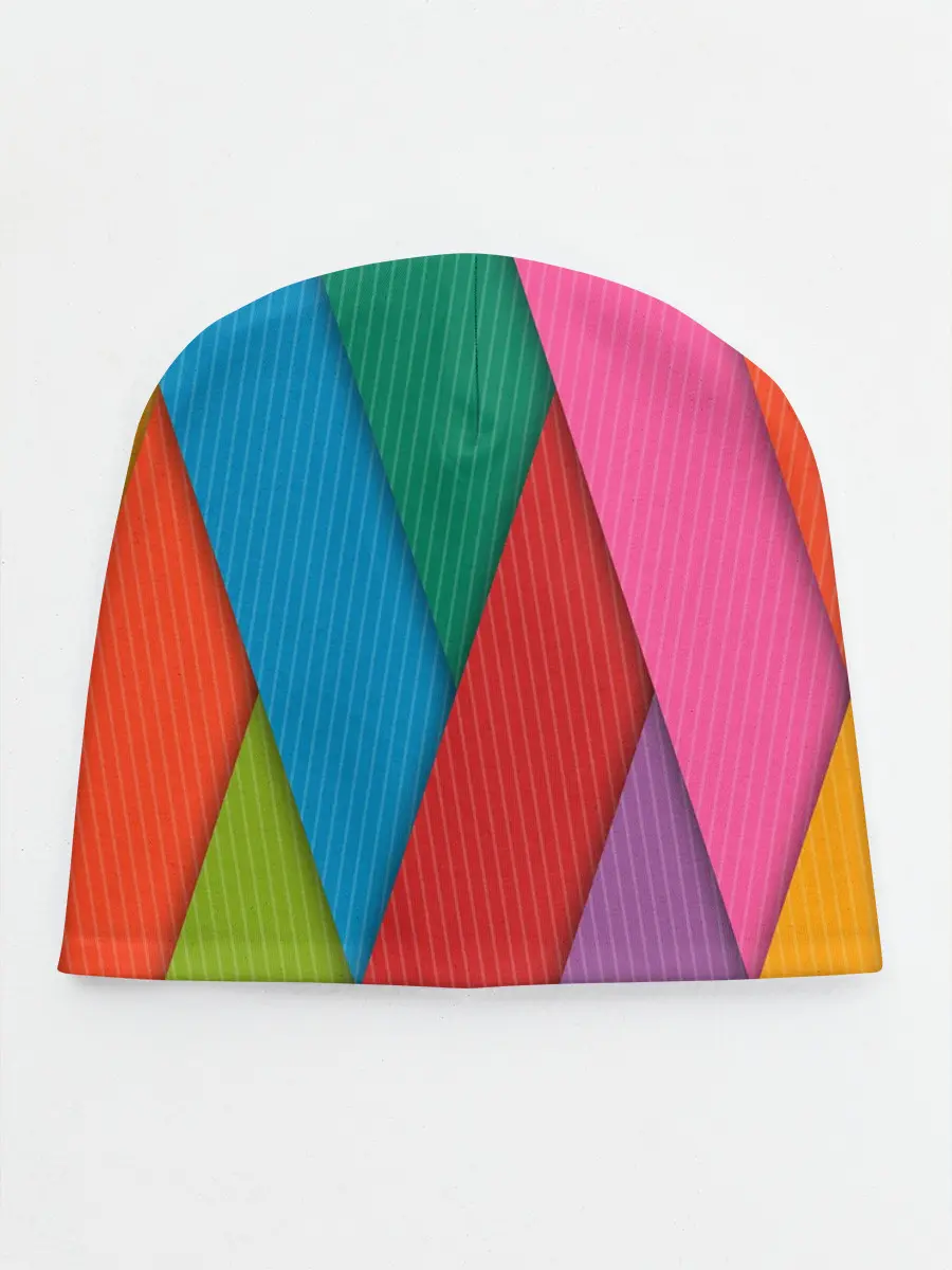 Детская шапка / Разноцветный узор