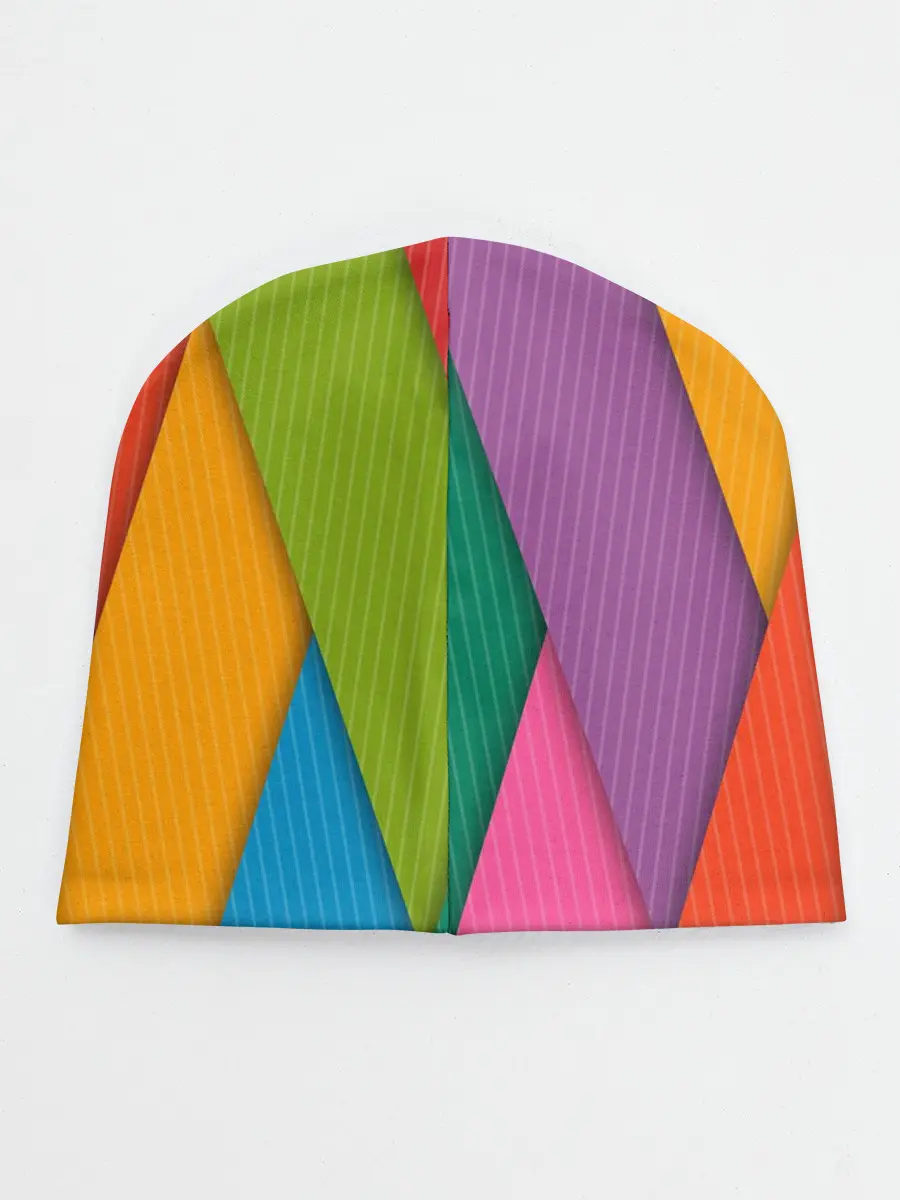 Детская шапка / Разноцветный узор