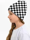 Детская шапка / Шахматка