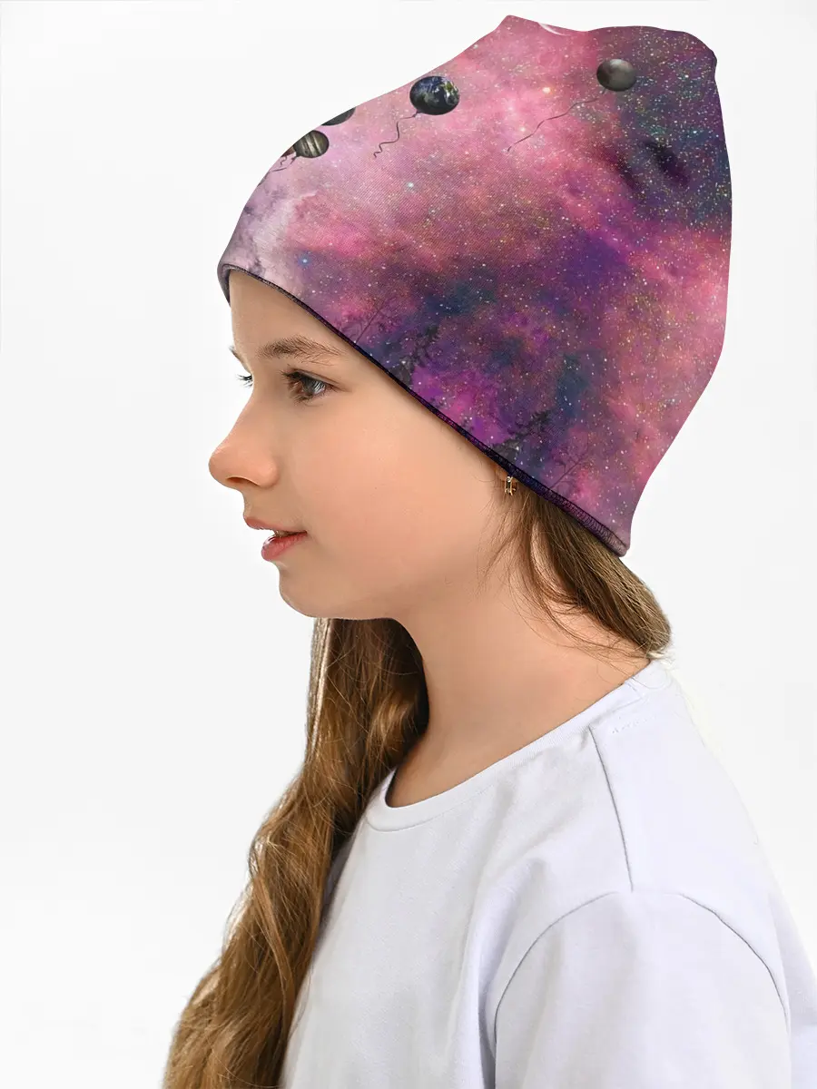 Детская шапка / Девочка и космос