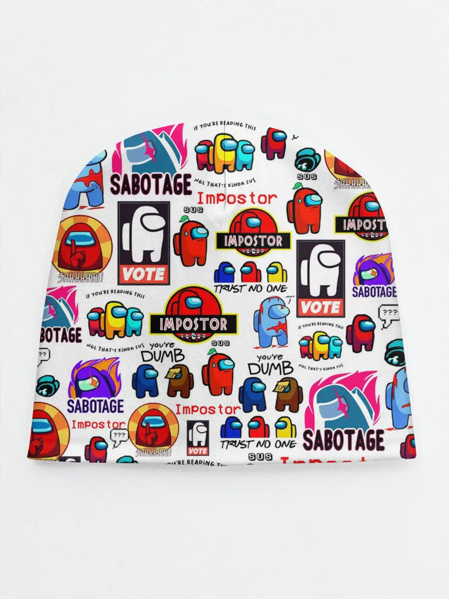 Детская шапка / AMONG US