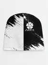 Детская шапка / Черный Клевер инверсированный фон