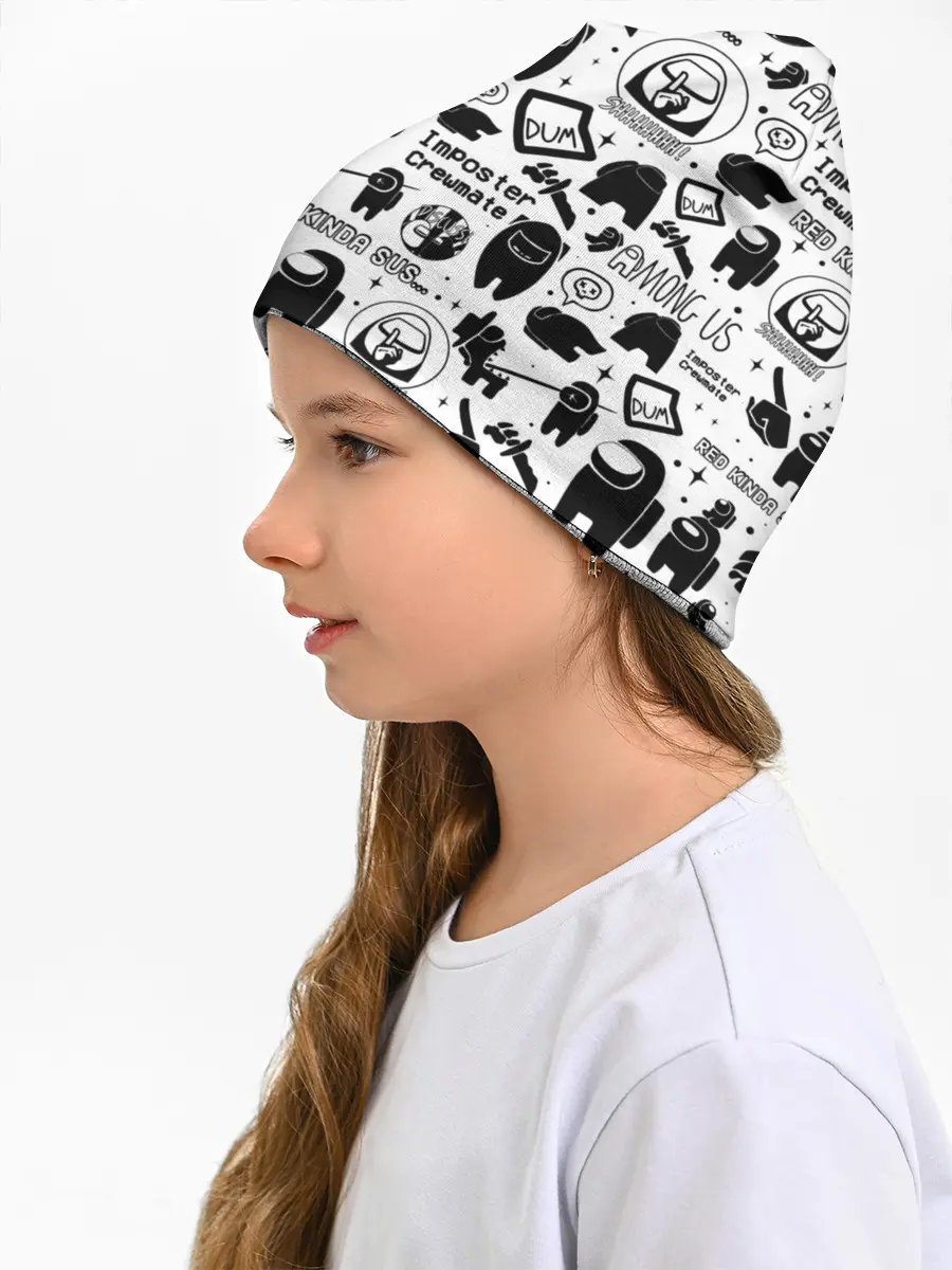 Детская шапка / AMONG US