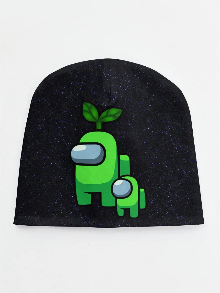 Детская шапка / Among us Lime+ kid lime