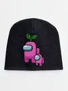 Детская шапка / Among us Pink+ kid Pink