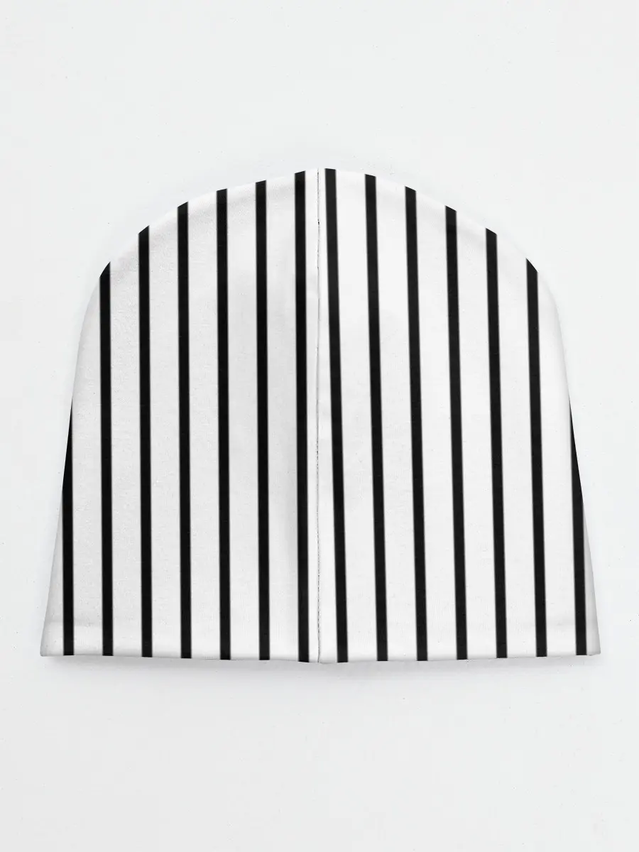 Детская шапка / Чёрные и белые полосы
