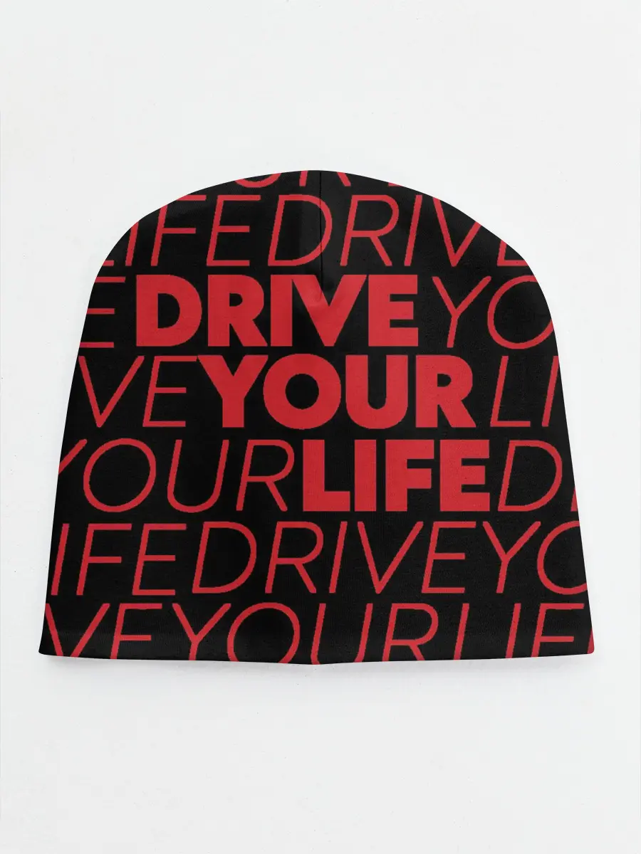 Детская шапка / drive your live red