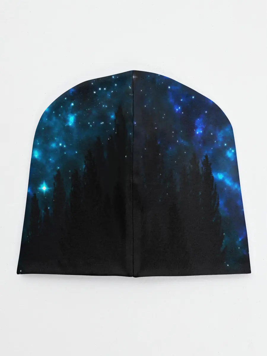 Детская шапка / Волк воющий на луну