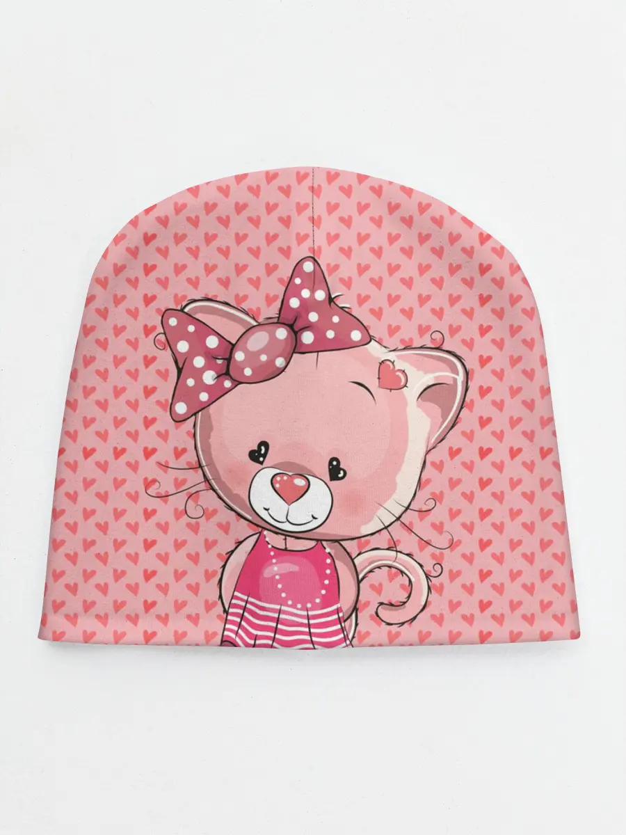 Детская шапка / Котенок