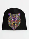 Детская шапка / Разноцветный Волк